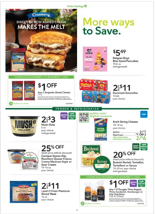 Publix Ad Extra Savings 4th – 17th November 2023 Page 7