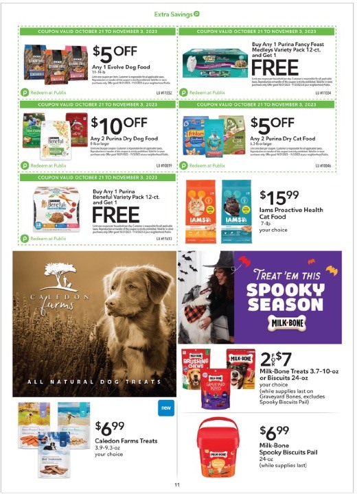Publix Ad Extra Savings 31st October – 3rd November 2023 Page 11