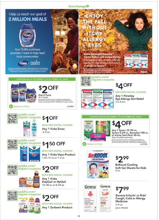 Publix Ad Extra Savings 7th – 20th October 2023 Page 12