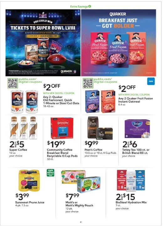 Publix Ad Extra Savings 7th – 20th October 2023 Page 4