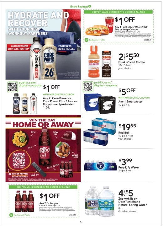 Publix Ad Extra Savings 7th – 20th October 2023 Page 5