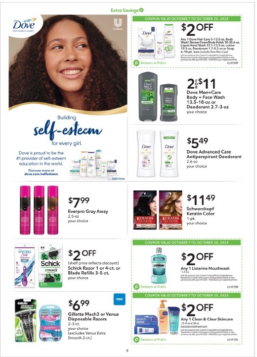 Publix Ad Extra Savings 7th – 20th October 2023 Page 9