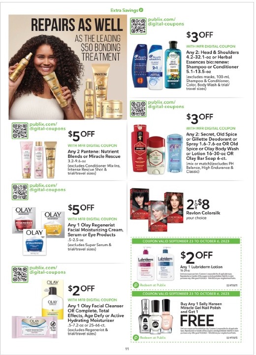 Publix Ad Extra Savings 23rd September – 6th October 2023 Page 11