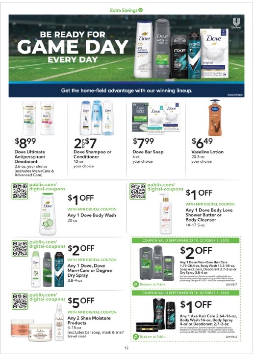 Publix Ad Extra Savings 23rd September – 6th October 2023 Page 12