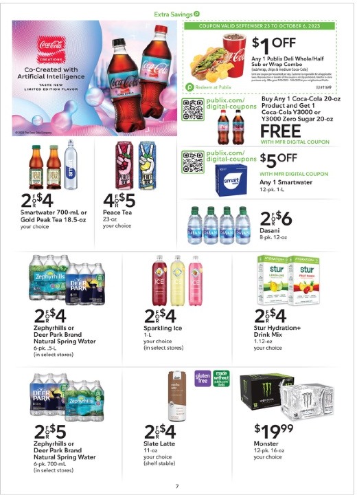 Publix Ad Extra Savings 23rd September – 6th October 2023 Page 7