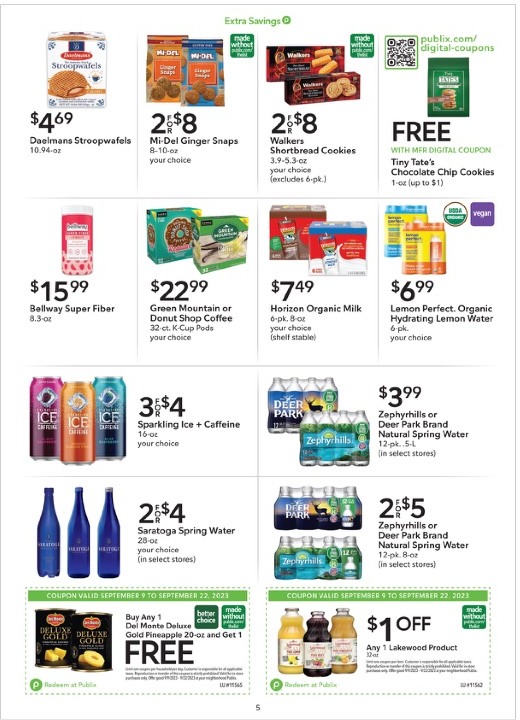 Publix Ad Extra Savings 9th – 22nd September 2023 Page 5