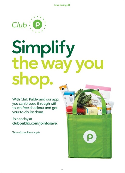 Publix Ad Extra Savings 9th – 22nd September 2023 Page 9