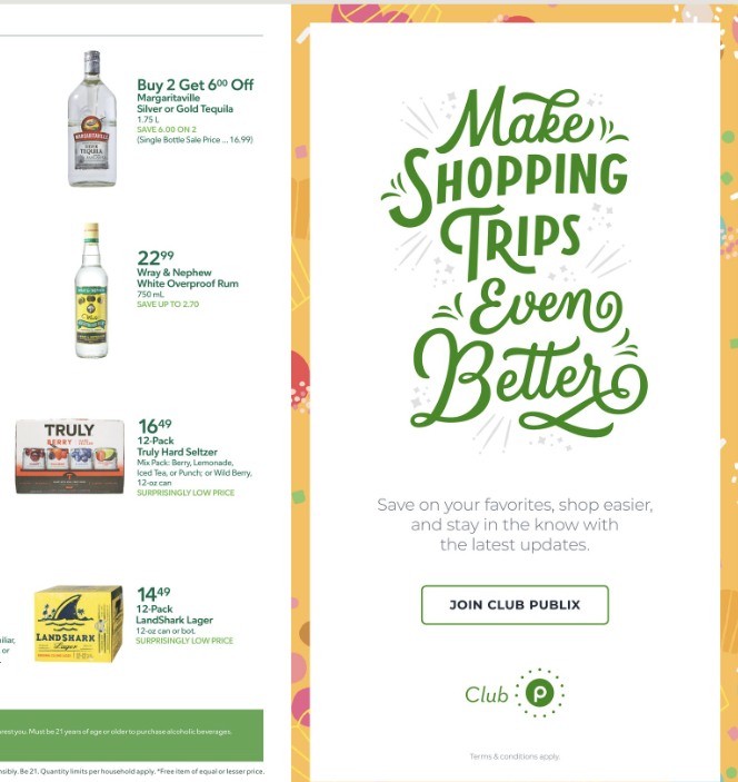 Publix Ad Liquor 10th – 18th April 2023 Page 5