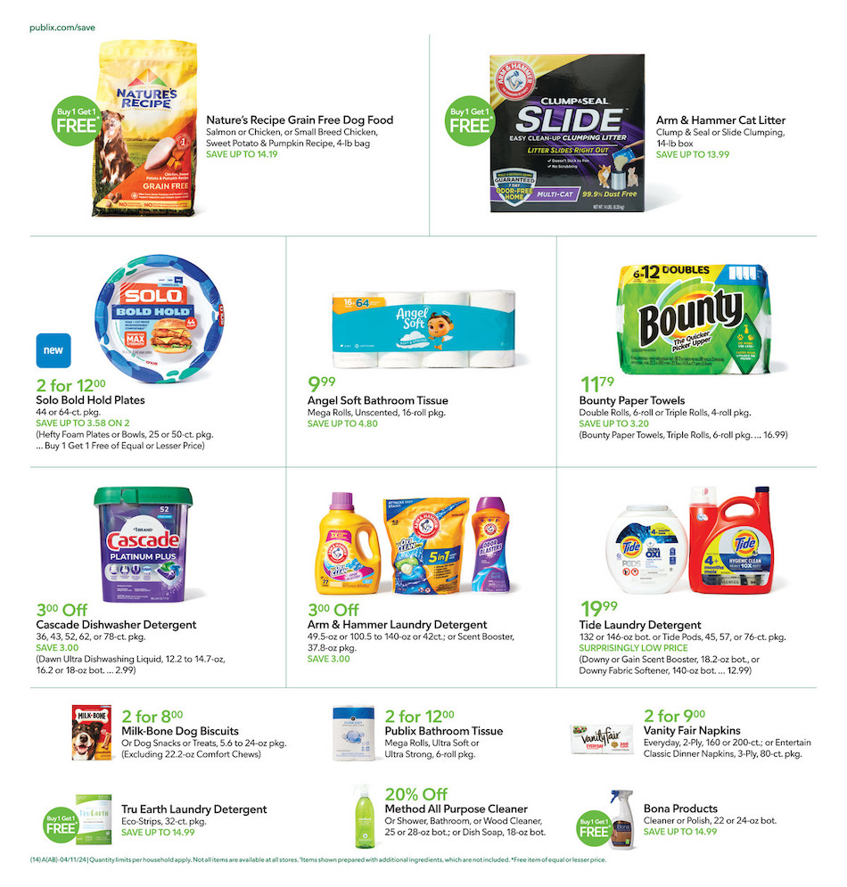 Publix Weekly Ad 10th – 16th April 2024 Page 14