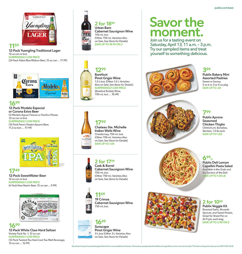 Publix Weekly Ad 10th – 16th April 2024 Page 3