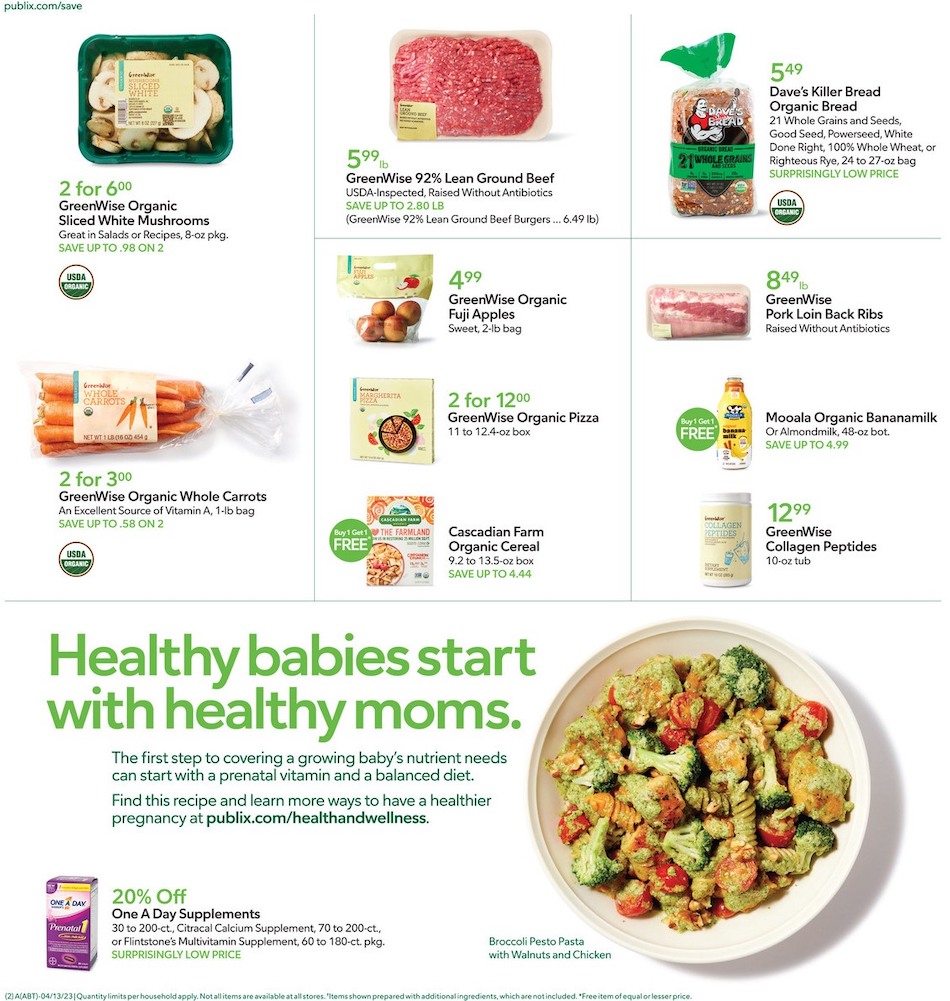 Publix Weekly Ad Sale 12th – 18th April 2023 Page 2