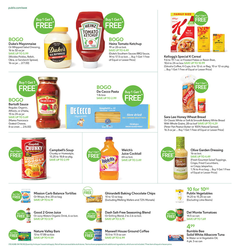 Publix Weekly Ad 17th – 23rd April 2024 Page 10
