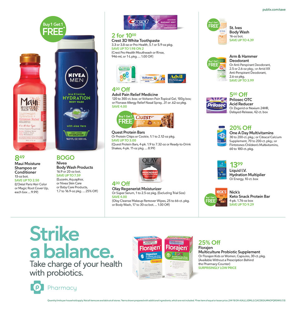 Publix Weekly Ad 17th – 23rd April 2024 Page 13