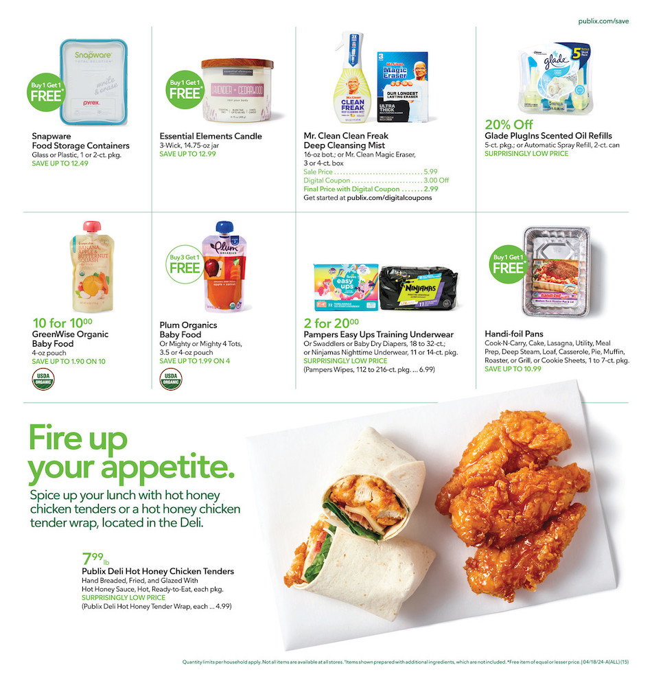 Publix Weekly Ad 17th – 23rd April 2024 Page 15