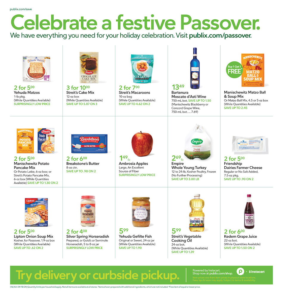 Publix Weekly Ad 17th – 23rd April 2024 Page 16