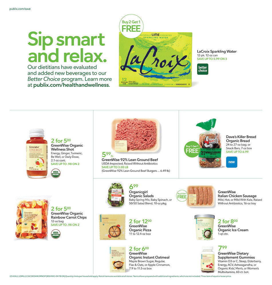 Publix Weekly Ad 17th – 23rd April 2024 Page 2