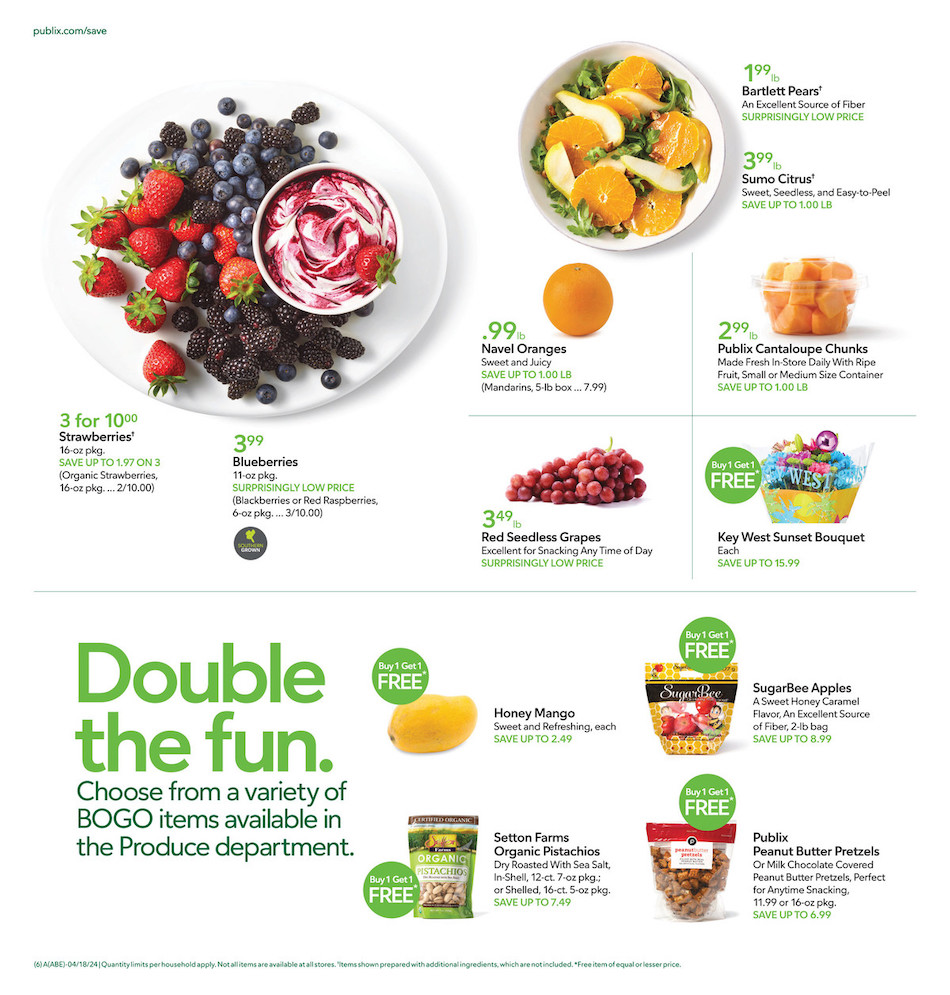 Publix Weekly Ad 17th – 23rd April 2024 Page 6