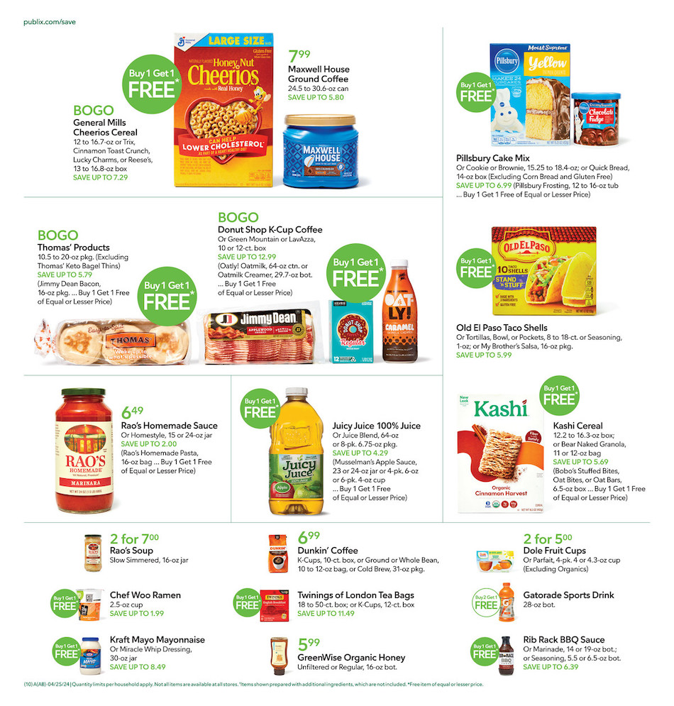 Publix Weekly Ad 24th – 30th April 2024 Page 10
