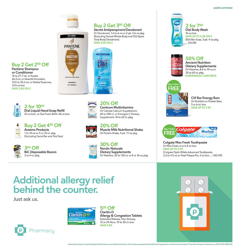 Publix Weekly Ad 24th – 30th April 2024 Page 13