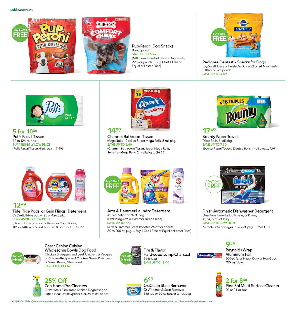 Publix Weekly Ad 24th – 30th April 2024 Page 14