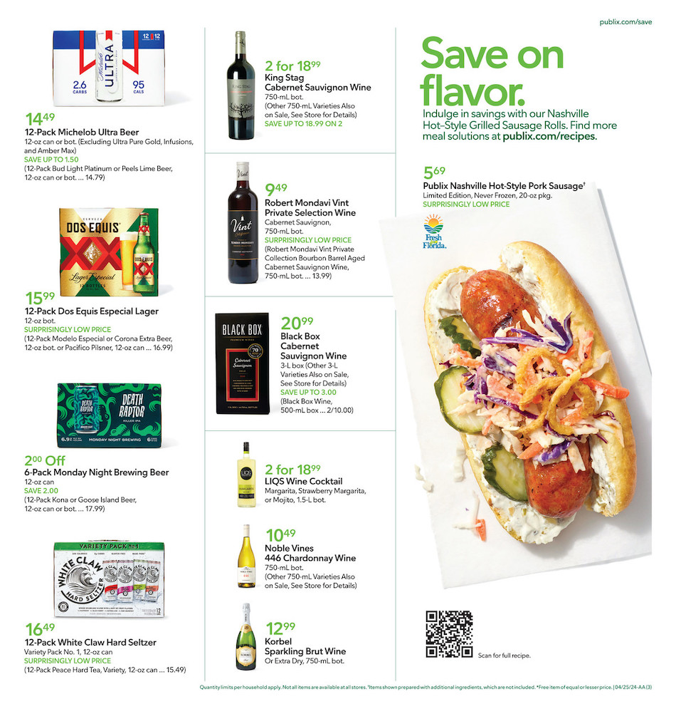 Publix Weekly Ad 24th – 30th April 2024 Page 3