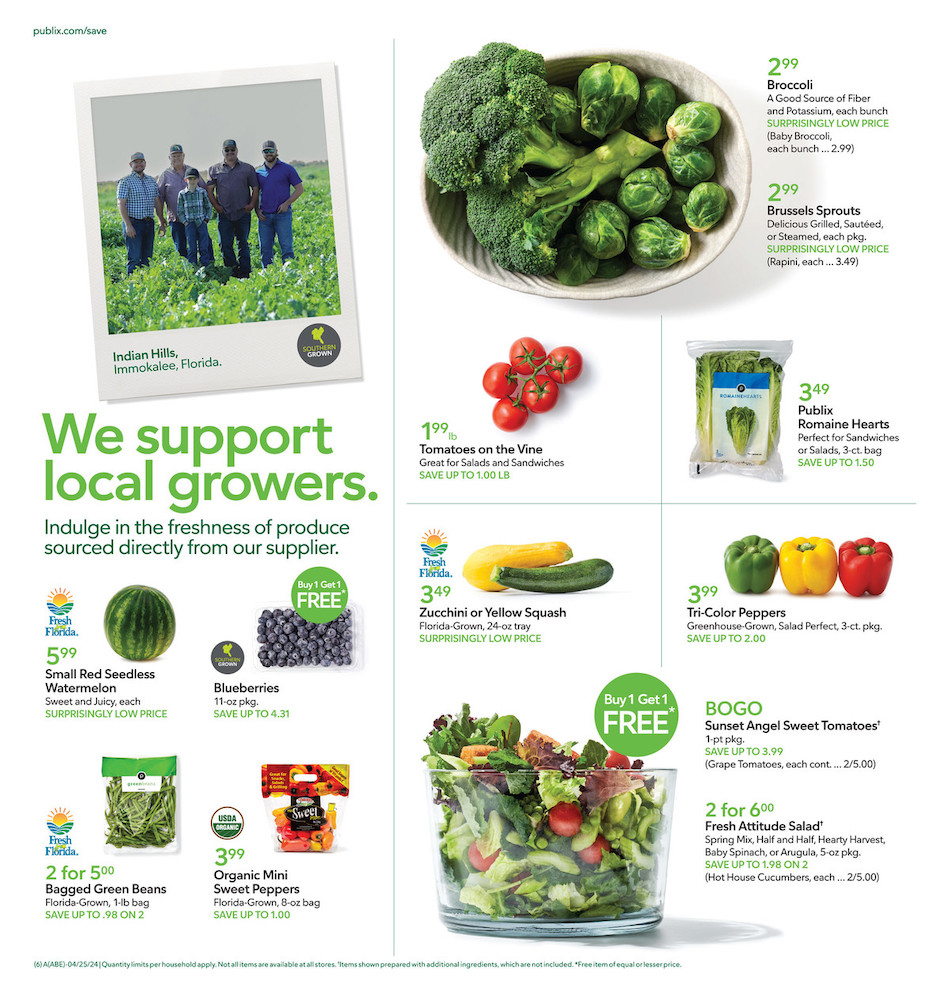 Publix Weekly Ad 24th – 30th April 2024 Page 6