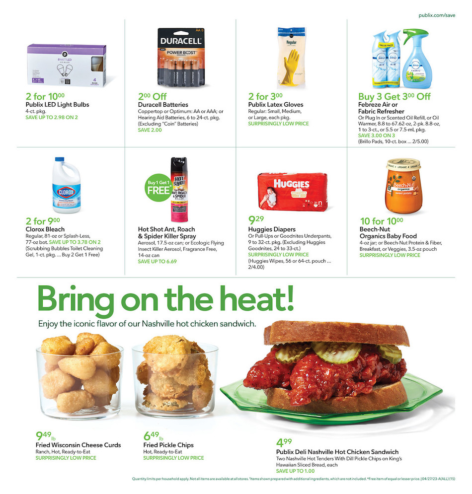 Publix Weekly Ad Sale 26th April – 2nd May 2023 Page 15