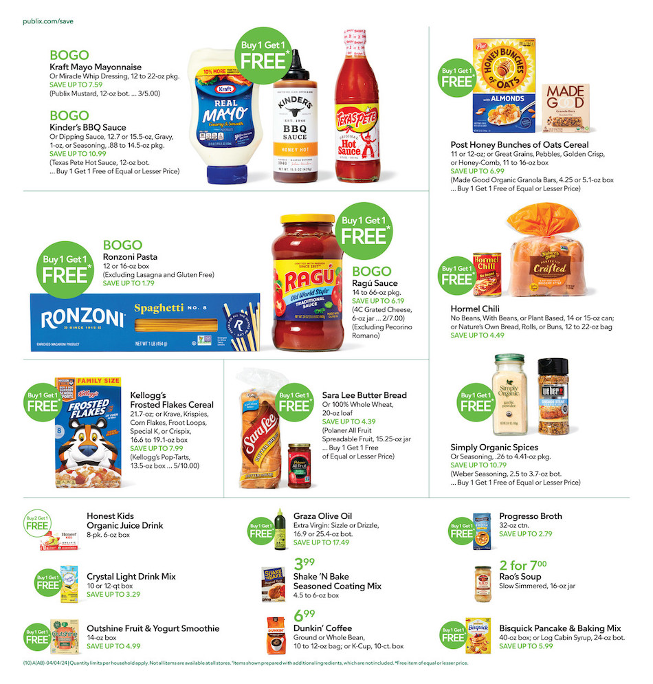 Publix Weekly Ad 3rd – 9th April 2024 Page 10