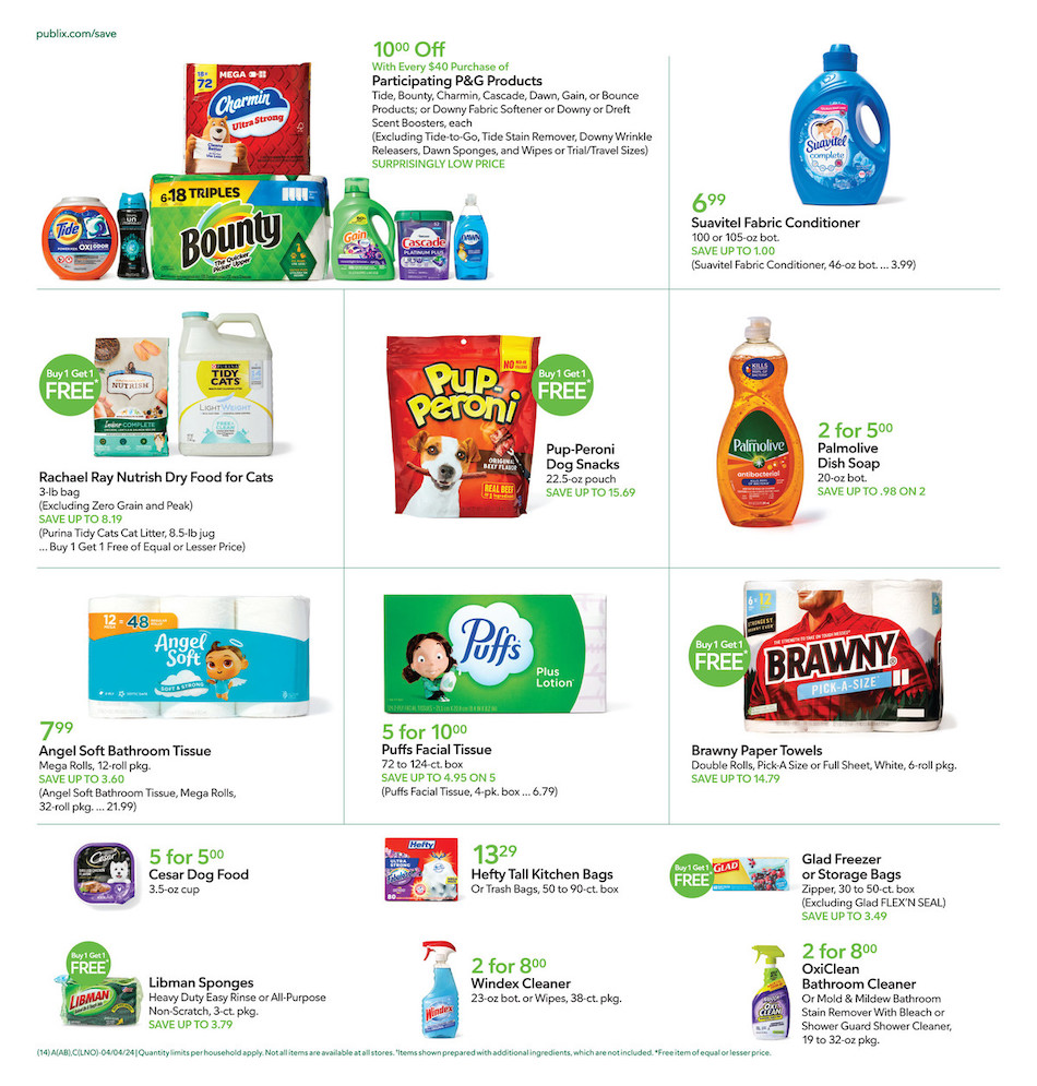 Publix Weekly Ad 3rd – 9th April 2024 Page 14