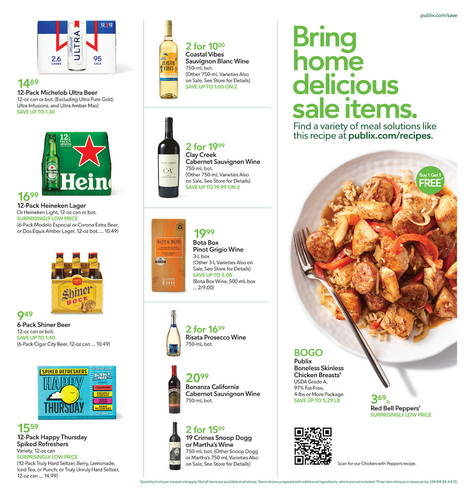 Publix Weekly Ad 3rd – 9th April 2024 Page 3