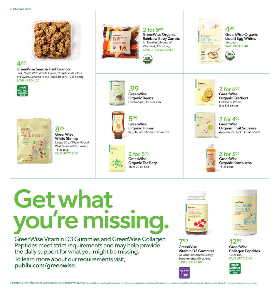 Publix Weekly Ad 16th – 22nd August 2023 Page 10