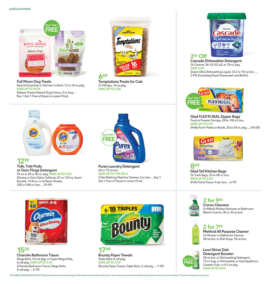 Publix Weekly Ad 2nd – 8th August 2023 Page 14