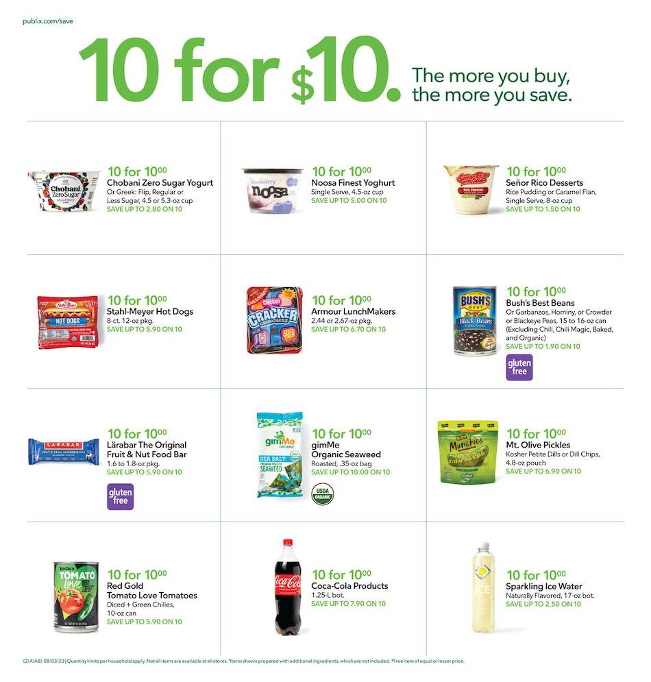 Publix Weekly Ad 2nd – 8th August 2023 Page 2