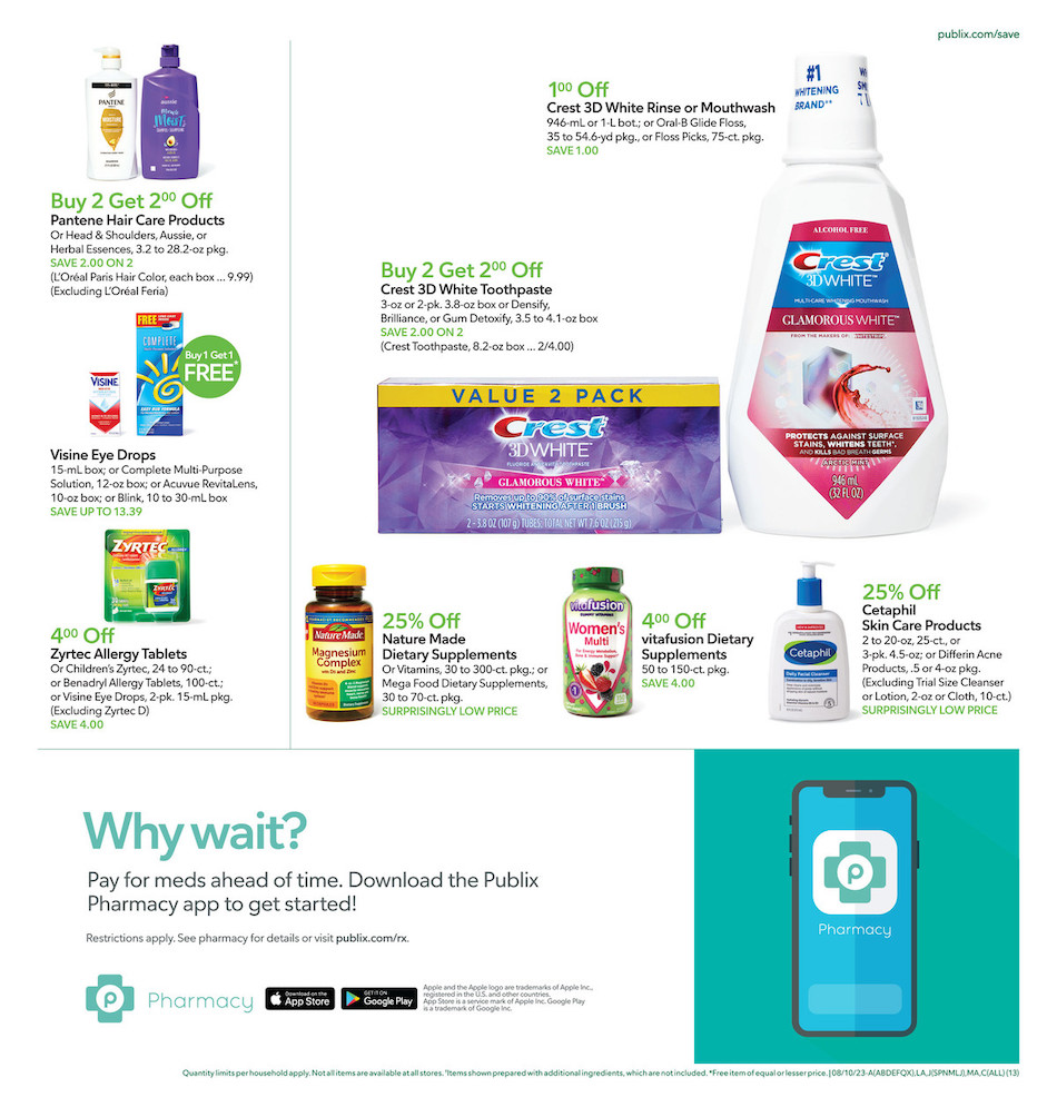 Publix Weekly Ad 9th – 15th August 2023 Page 13