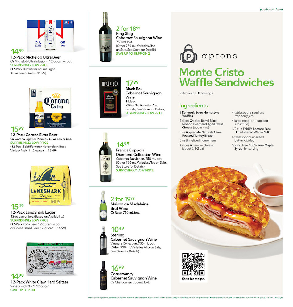 Publix Weekly Ad 9th – 15th August 2023 Page 3