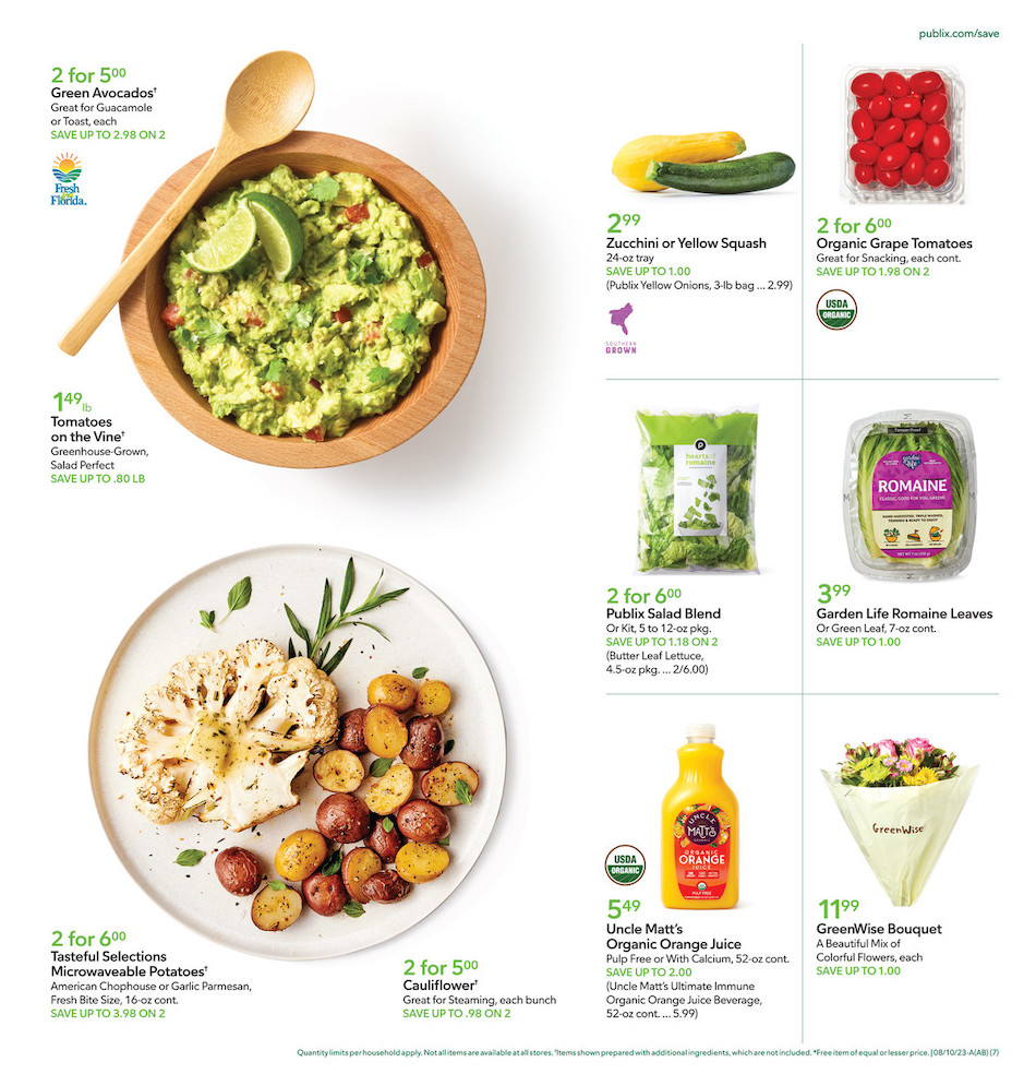 Publix Weekly Ad 9th – 15th August 2023 Page 7