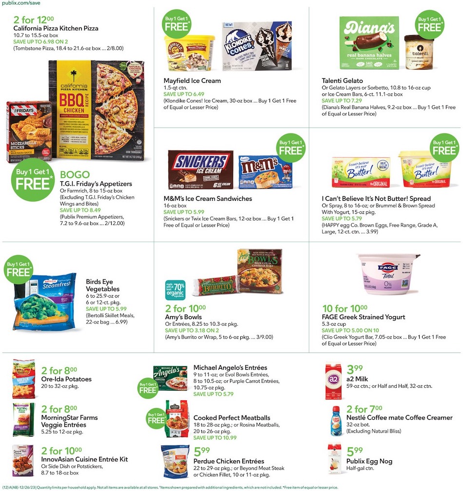 Publix Weekly Ad 26th December – 1st January 2024 Page 12