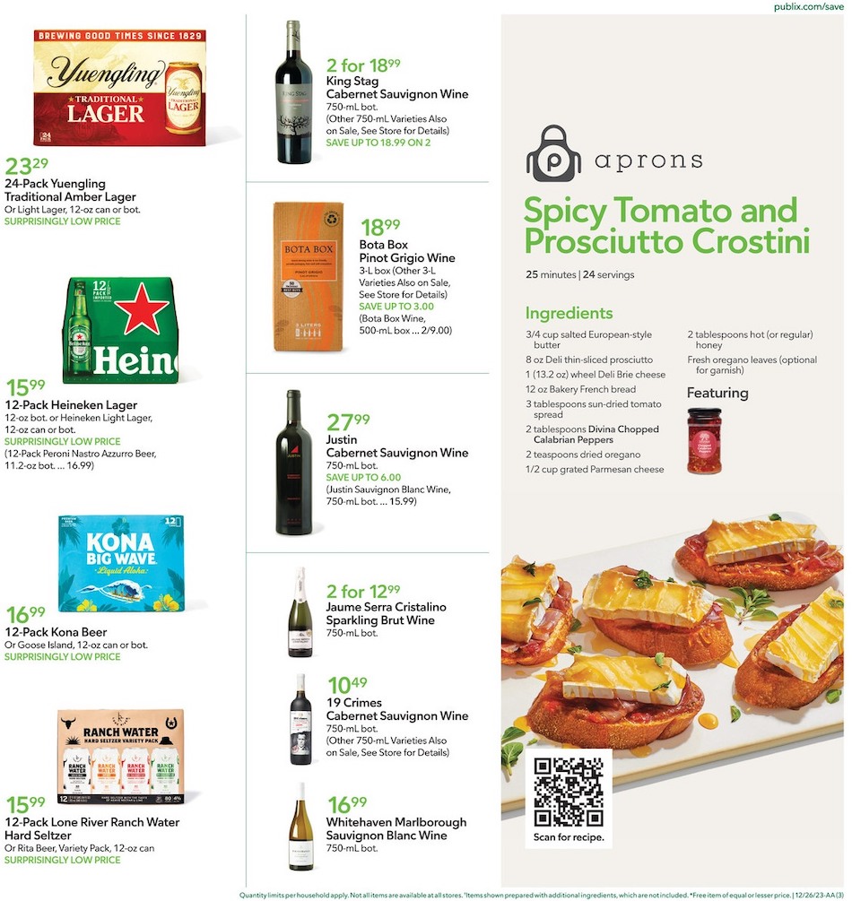 Publix Weekly Ad 26th December – 1st January 2024 Page 3