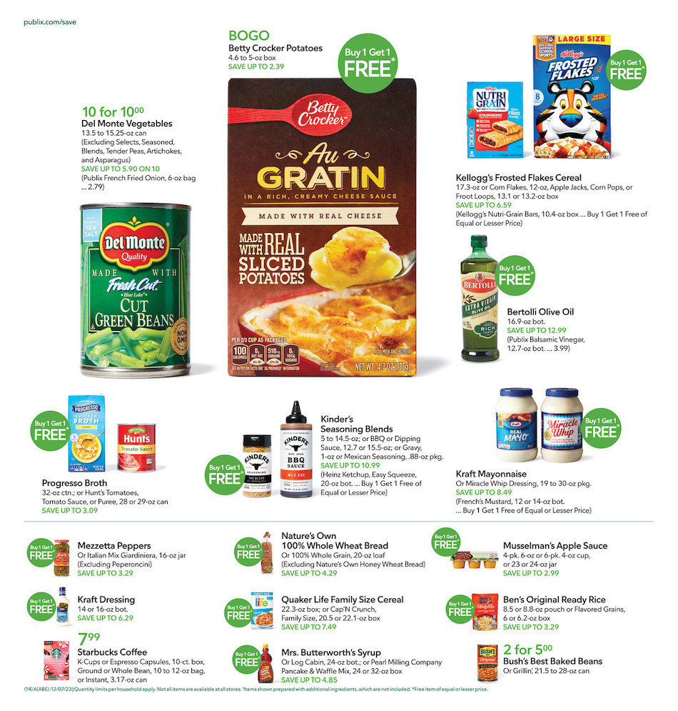 Publix Weekly Ad 6th – 12th December 2023 Page 14