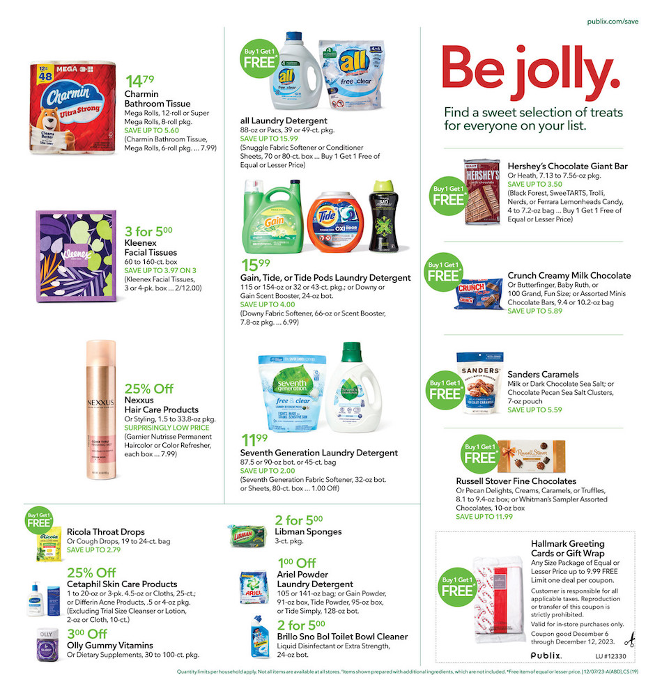 Publix Weekly Ad 6th – 12th December 2023 Page 19