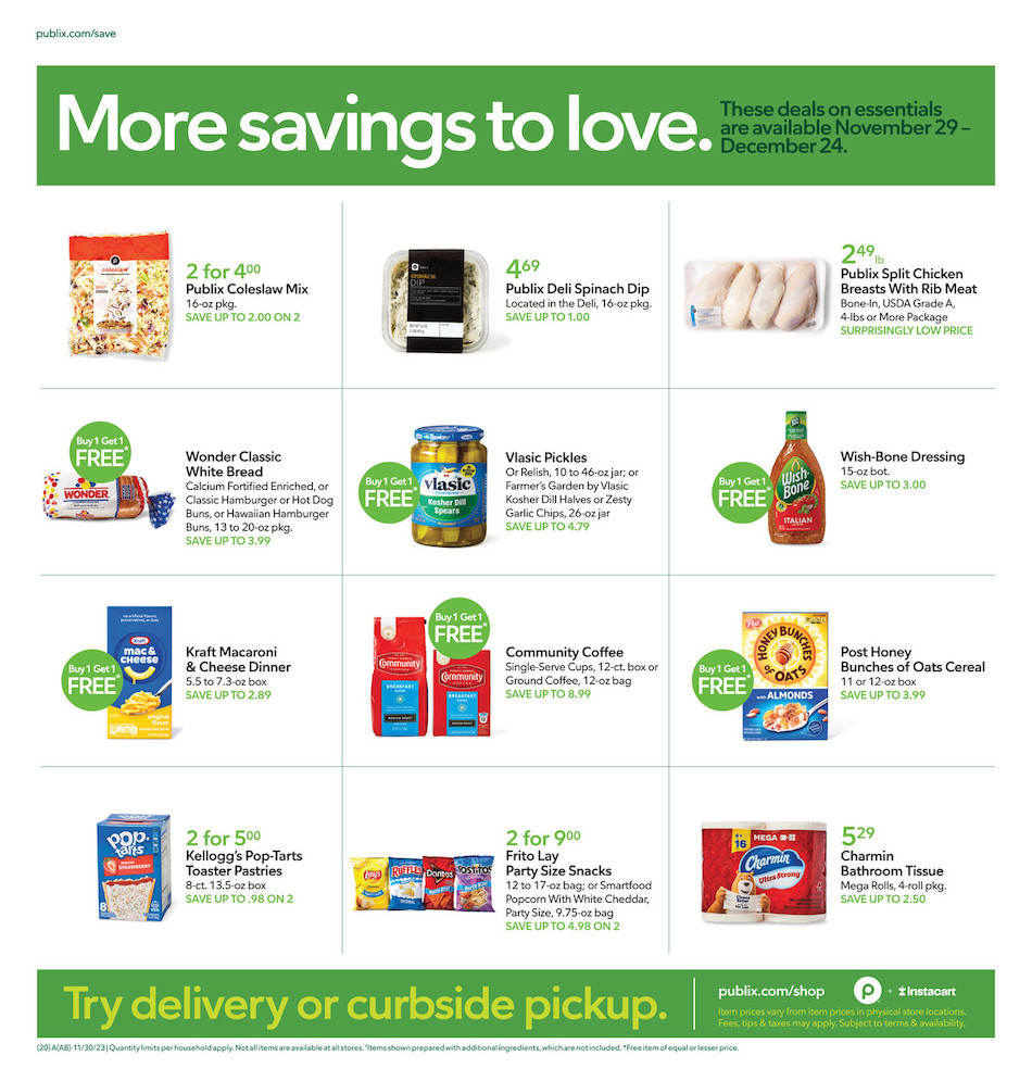 Publix Weekly Ad 6th – 12th December 2023 Page 21
