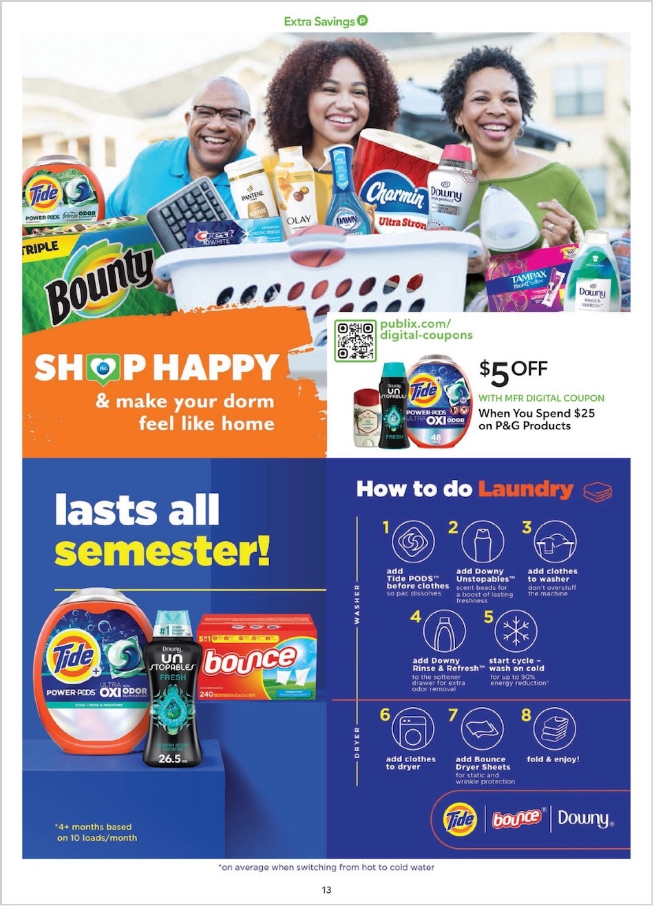 Publix Weekly Ad Extra 29th July – 11th August 2023 Page 13