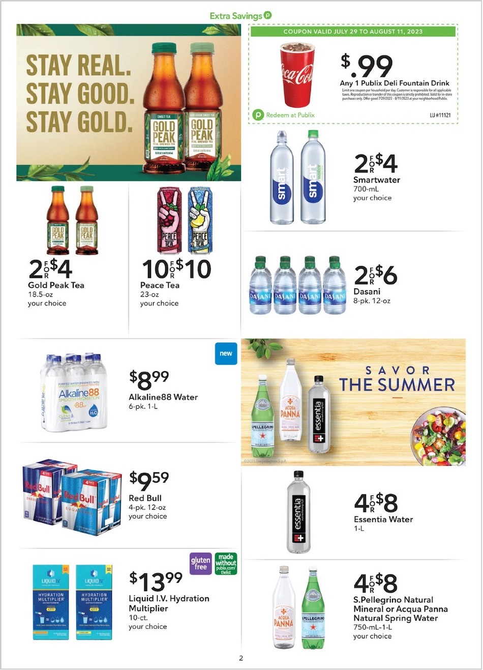Publix Weekly Ad Extra 29th July – 11th August 2023 Page 2