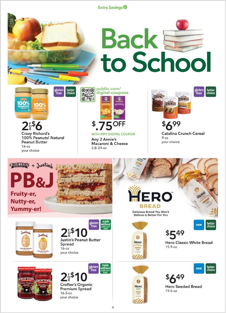 Publix Weekly Ad Extra 29th July – 11th August 2023 Page 4