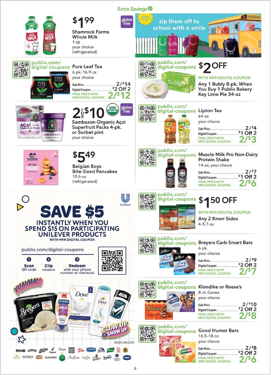 Publix Weekly Ad Extra 29th July – 11th August 2023 Page 6