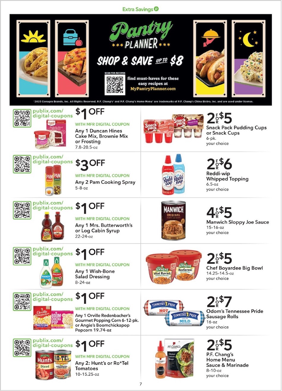 Publix Weekly Ad Extra 29th July – 11th August 2023 Page 7