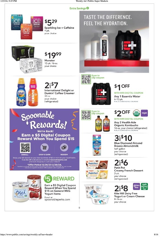Publix Weekly Ad Extra Savings 13th – 26th January 2024 Page 8