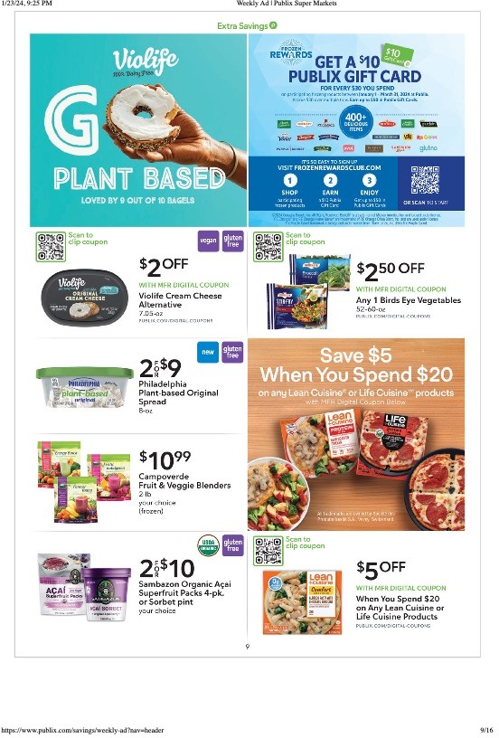 Publix Weekly Ad Extra Savings 13th – 26th January 2024 Page 9