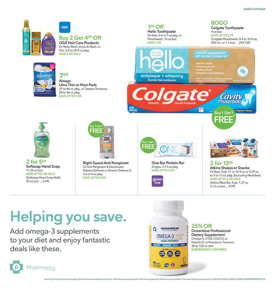 Publix Weekly Ad Sale 15th – 21st February 2023 Page 13