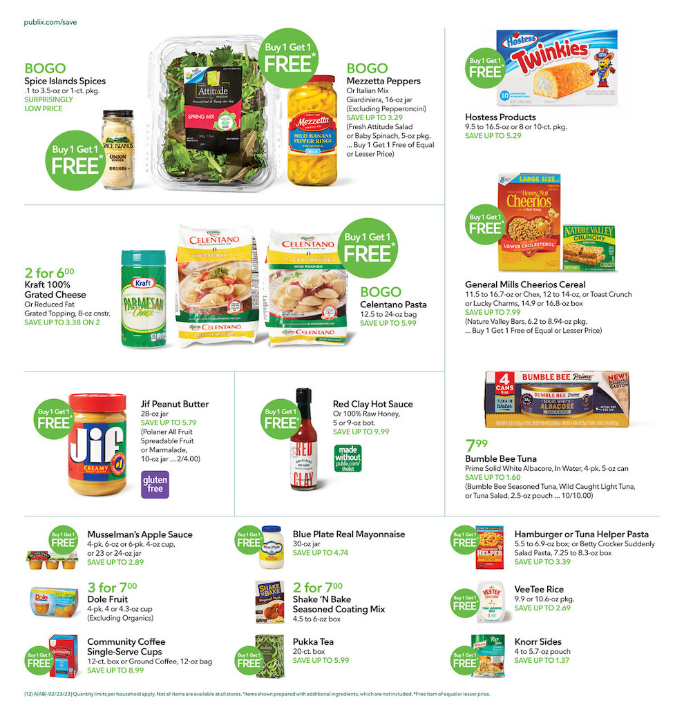 Publix Weekly Ad Sale Feb 22nd – 28th February 2023 Page 12